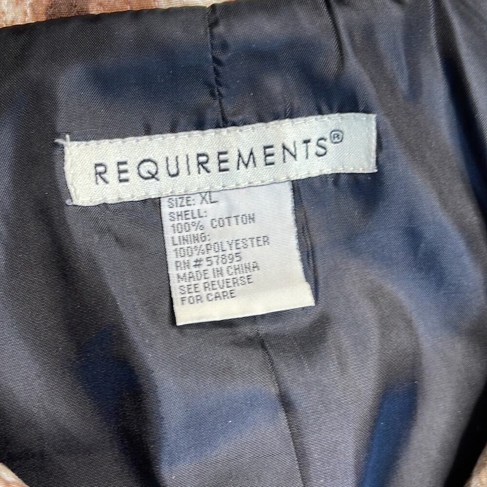 Requirements Animal Print Button Front Long Sleev… - image 2